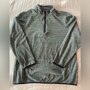 Avalanche Men's Green Quarter Zip Super Soft Sweater XXL